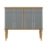 Тумба Рандеву-42 МАССИВ СОСНЫ серый № 7042 + антик №24 картинка 2 Тумба Рандеву-42 МАССИВ СОСНЫ серый № 7042 + антик №24 картинка 2